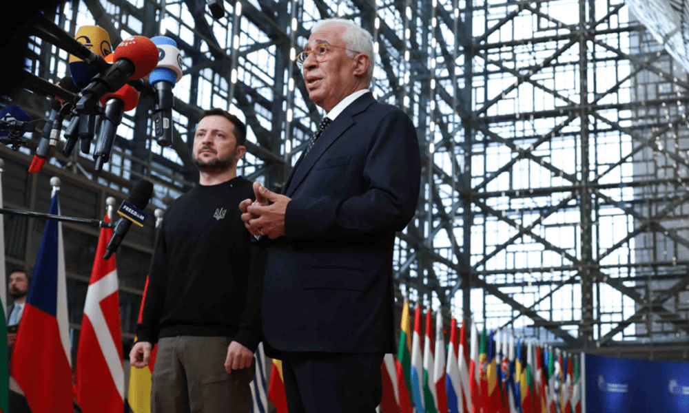 Ucraina: Zelensky e la mossa <i>game changing</i>. Pace più vicina? Zelensky e il neopresidente del Consiglio Europeo, il portoghese António Costa