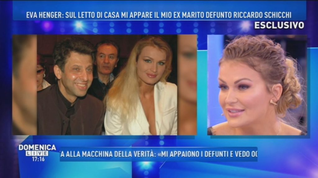 Nel salotto di Domenica Live, Eva Henger (52) aveva raccontato un'esperienza paranormale riguardante il marito scomparso, Riccardo Schicchi.