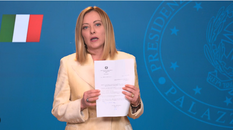 Giorgia Meloni si giustifica online sul caso al-Masri