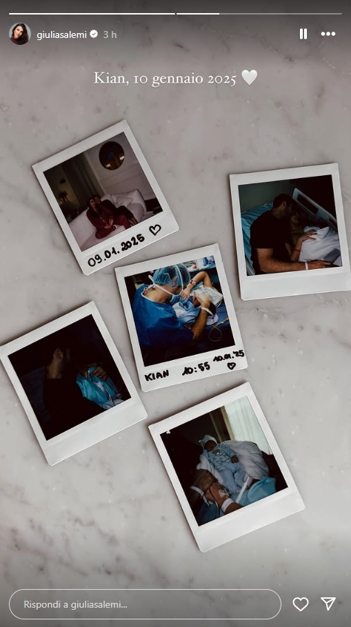 Giulia Salemi e Pierpaolo Pretelli sono genitori: è nato Kian! 1 Pierpaolo Pretelli (34) e Giulia Salemi (31) avevano annunciato la dolce attesa pubblicando sui social uno scatto con il pancino in bella vista.