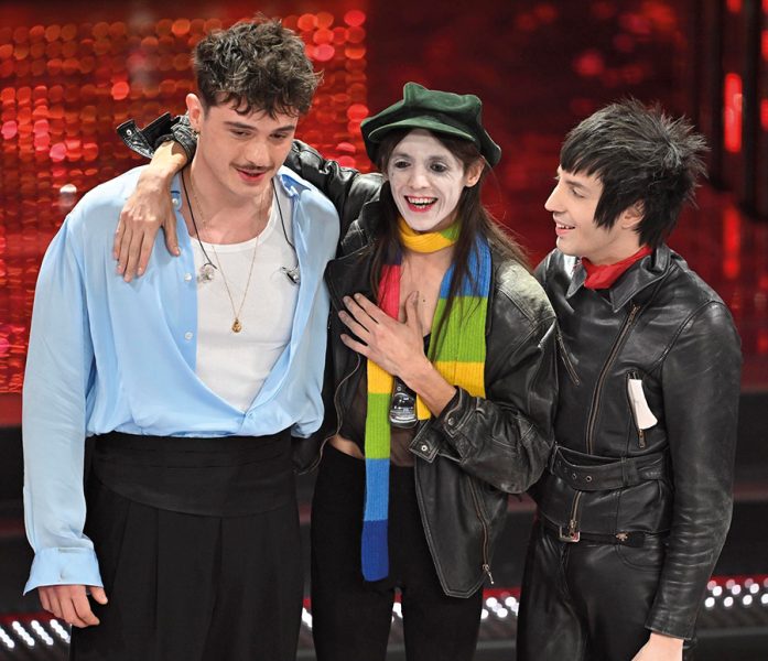 Olly (23 anni), Lucio Corsi (31 anni) e Tommaso Ottomano (34 anni)