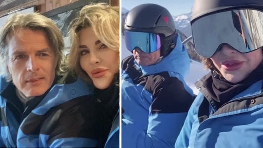 Gli ultimi momenti felici prima dell'incidente sugli sci a Courmayeur.