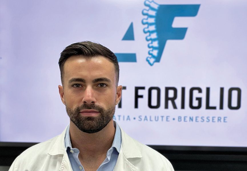 L'osteopata Andrea Foriglio (31 anni)