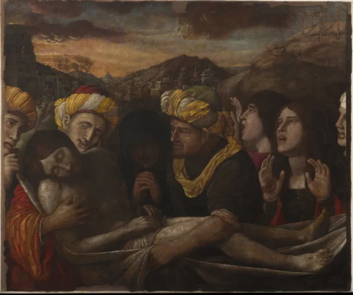 La "Deposizione di Cristo", di Andrea Mantegna.