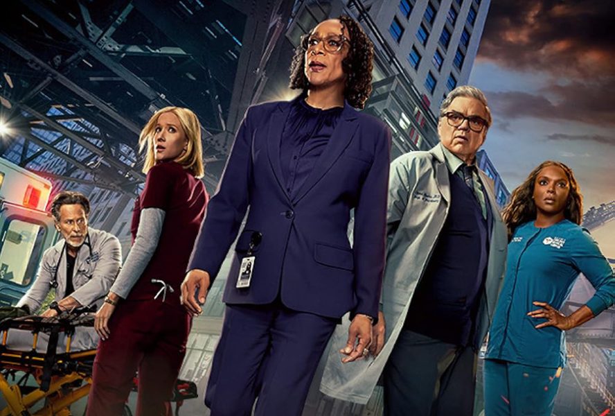 Fiction da non perdere dal 27 aprile al 3 maggio 2025 4 fiction 5 I protagonisti della serie tv _Chicago Med_, dietro da sinistra Steven Weber (64 anni), Jessy Schram (39 anni), S. Epatha Merkerson (72 anni), Oliver Platt (65 anni) e Malyne Barrett (46 anni)