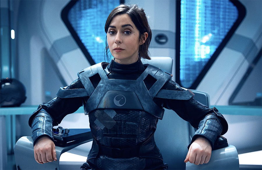 Fiction da non perdere dal 6 al 12 aprile 2025 4 fiction La protagonista Cristin Milioti (40 anni) dell'episodio 6, il sequel di USS Callister