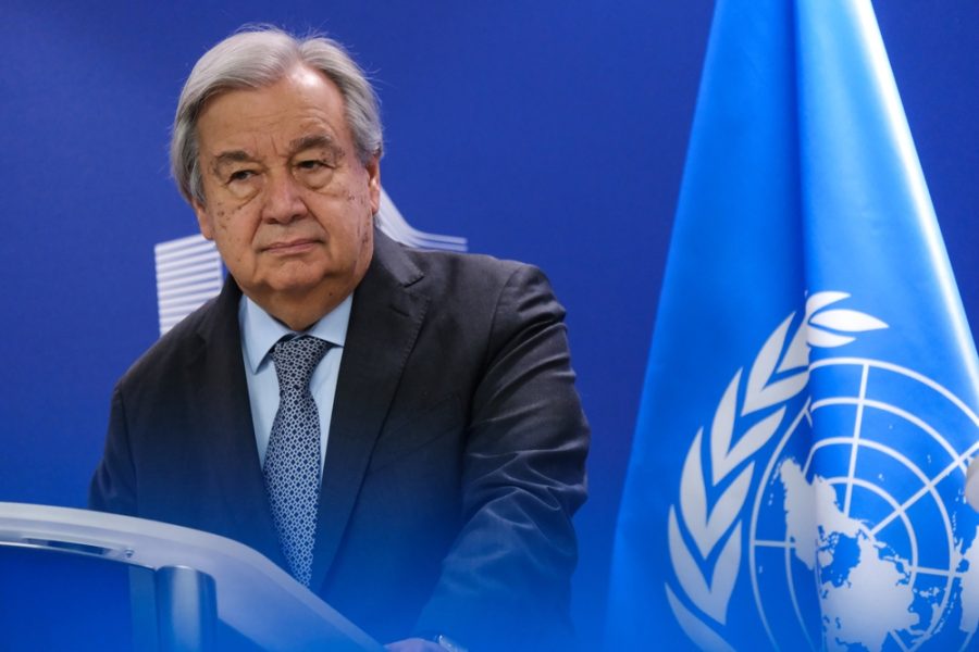 Il Segretario Generale delle Nazioni Unite, il portoghese António Guterres (76 anni).