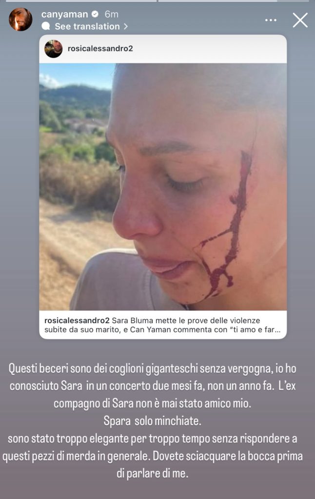 Il post di Can Yaman (35) contro il gossip.