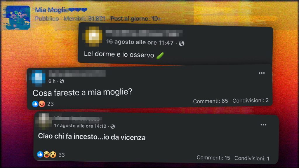 La beffa di “Mia Moglie”: Facebook chiude il gruppo, ma su Telegram la violenza digitale continua 2 Alcuni dei commenti sul gruppo Facebook "Mia moglie", che vantava oltre 32mila iscritti e più di dieci post al giorno.