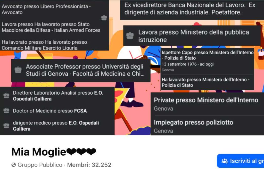 Rocco Siffredi querela “Le Iene”: cosa sta succedendo e perché 3 Al gruppo Facebook “Mia Moglie” erano iscritti anche medici, professori, avvocati e persino poliziotti.