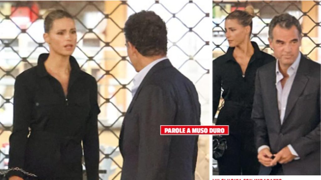 Le foto della presunta lite tra Michelle Hunziker (48) e Nino Tronchetti Provera (57) [Crediti foto settimanale Oggi].