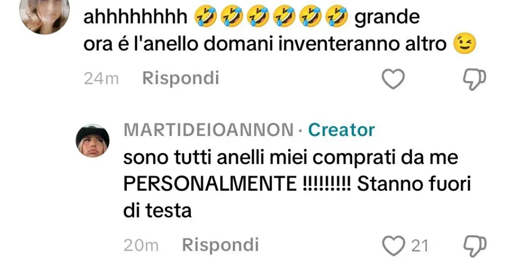 Martina De Ioannon: l’anello “di Ciro” riappare e scoppia il caos