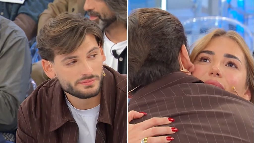 L'abbraccio tra Ciro e Martina: pace fatta dopo l'addio e l'ex tronista dà il suo benestare al nuovo tronista di "Uomini e Donne".