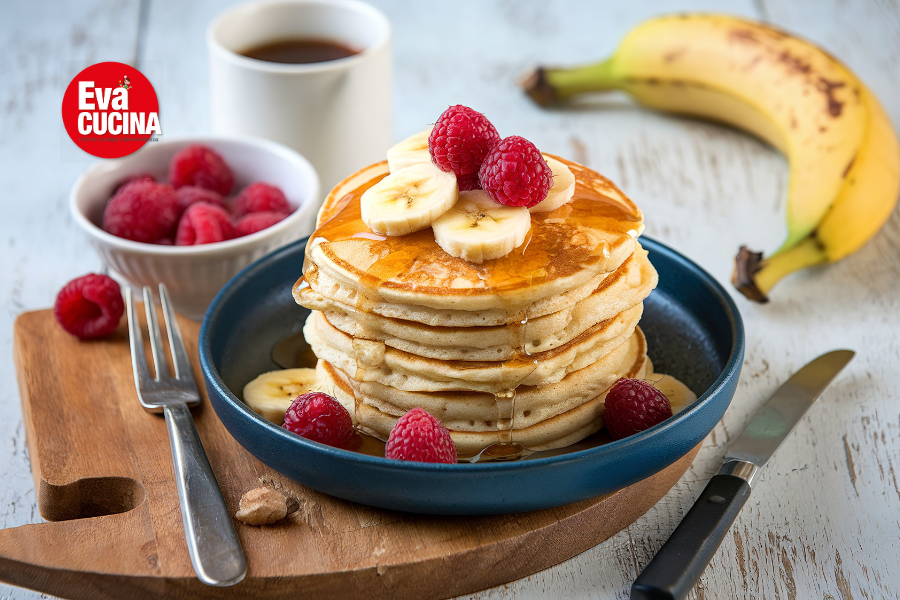 Pancakes con banana