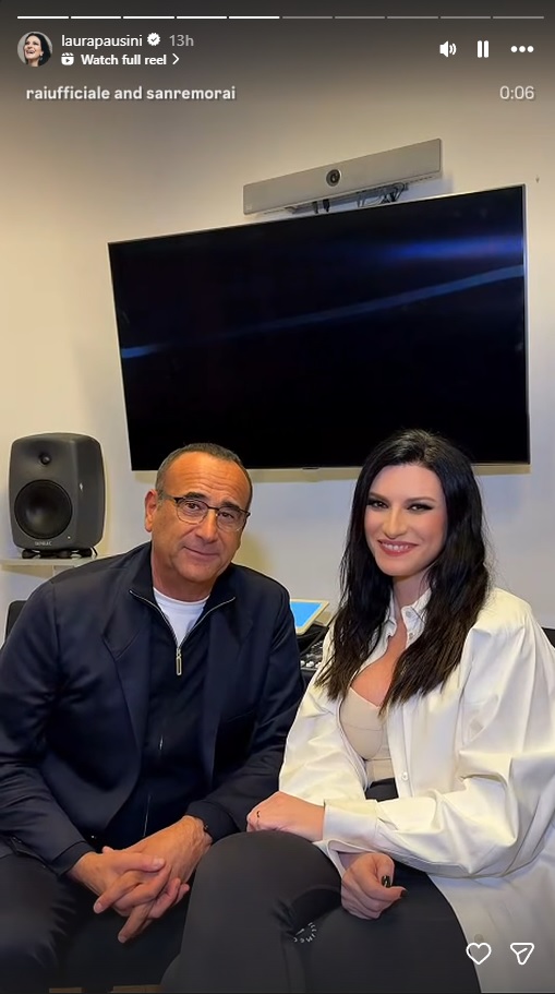 Laura Pausini torna a “Sanremo” e sogna un futuro oltre la musica? 1 Il momento dell'annuncio