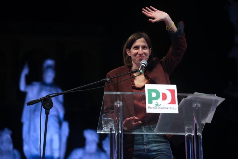 Elly Schlein (40 anni), segretaria del Partito Democratico.