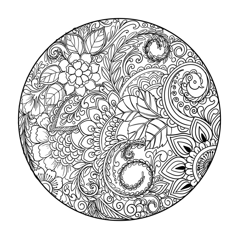 Colorare i mandala è una forma di meditazione attiva