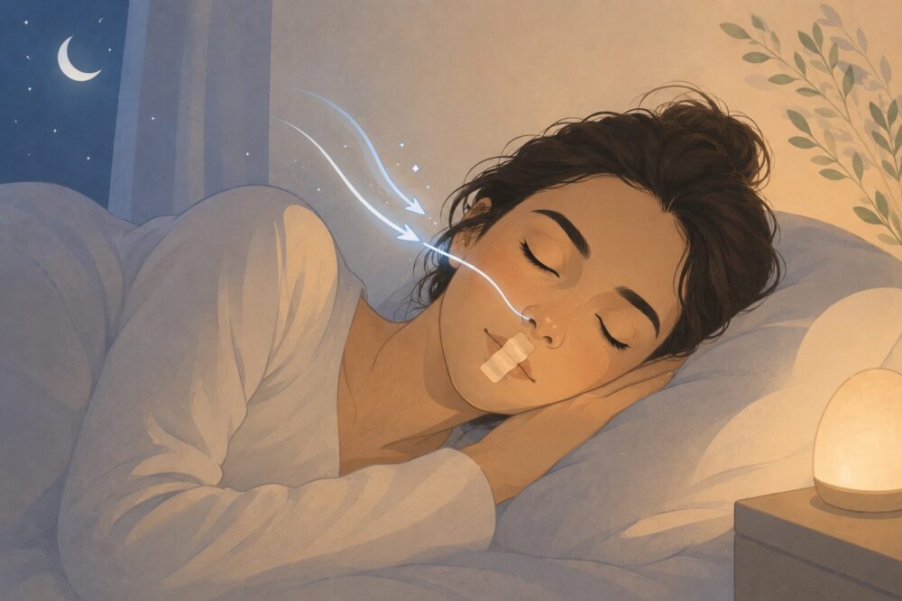 Mouth taping: il nastro sulla bocca che vi fa respirare (e dormire) meglio