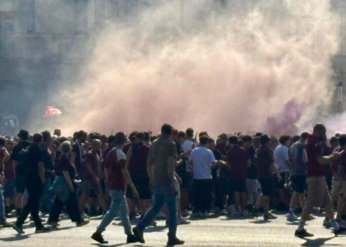 Scontri prima di Torino – Juventus, il tifoso ferito è in prognosi riservata