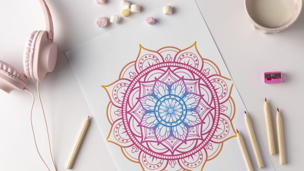 Colorare i mandala è una forma di meditazione attiva