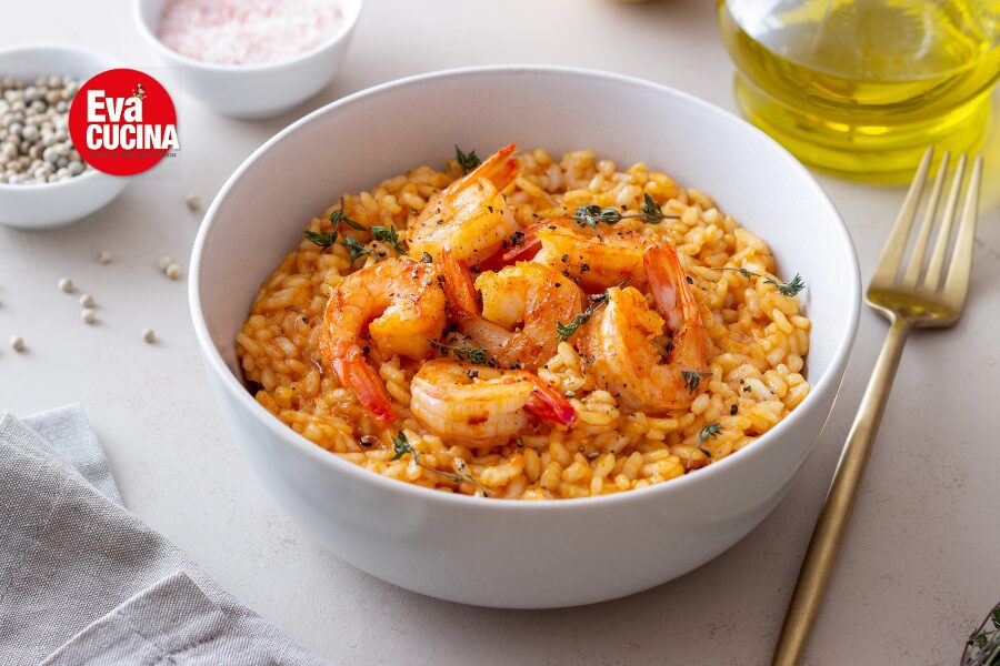 Risotto cremoso ai gamberi