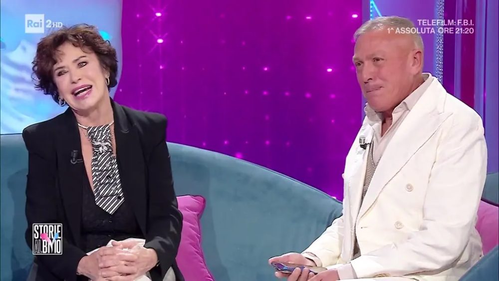 Corinne Cléry e l’amico Claudio Gentili hanno un legame speciale e fanno progetti futuri.