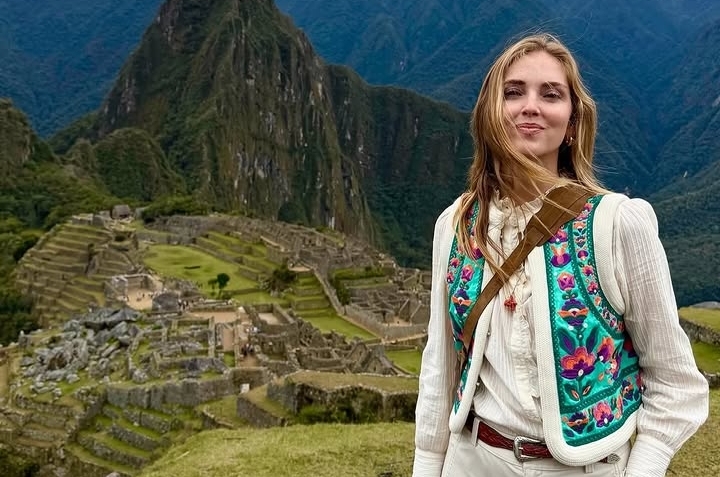 Chiara Ferragni in Perù: paura ad alta quota chiara ferragni