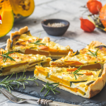 Torta salata con zucca, ricotta e rosmarino