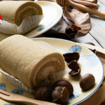 Rotolo alle castagne con crema al mascarpone Rotolo alle castagne con crema al mascarpone
