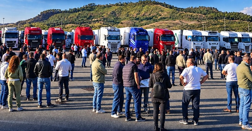 L’altra Italia che protesta: al Sud l’abbraccio pacifico tra studenti e camionisti contro il carovita sud